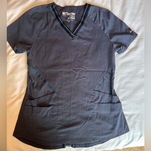 Dark grey Greys Anatomy scrub top